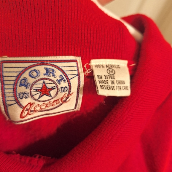 Vintage Pink Snowflake Sweatshirt  Size Medium - Picture 6 of 6